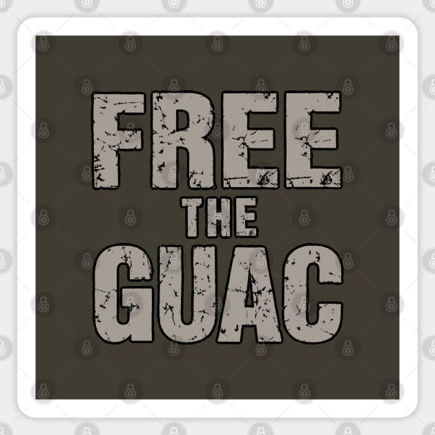 Free the Guac Sticker by PAVOCreative